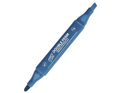 Popisovač DOUBLE PERM modrá S49271