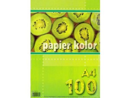 Xero papír A4 100l zelený tm.
