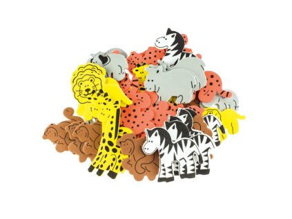 BREWIS samolepka PVC09 48ks ZOO