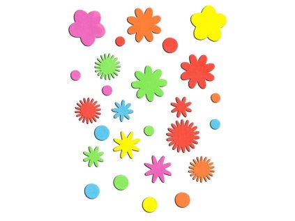 BREWIS samolepka PVC15 72ks Kytky