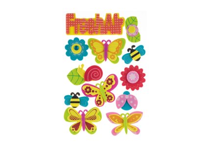 BREWIS samolepka PVC101 12ks Kytky