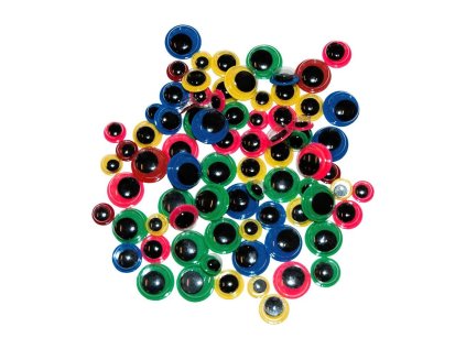 BREWIS oči RO20 6,8,10mm 80ks kolor