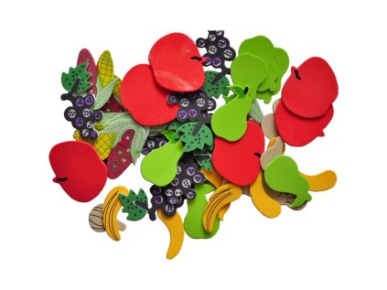 BREWIS samolepka PVC26 51ks Ovoce