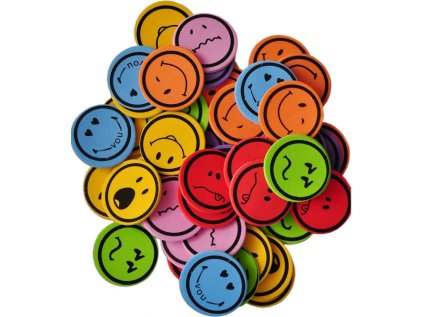 BREWIS samolepka PVC30 50ks Smajliky