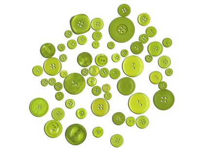 BREWIS knoflíky GU4 40g zelené