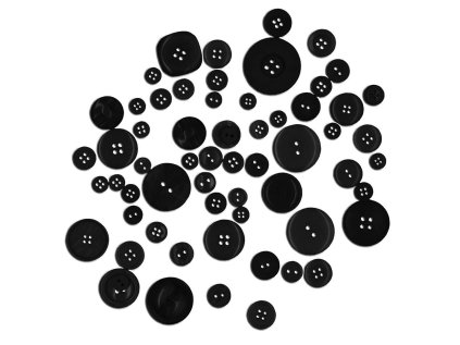 BREWIS knoflíky GU8 40g černé