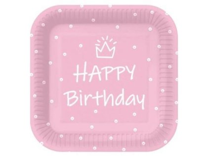 PAW talíř 23cm SQ 10ks Special Day RŮŽ