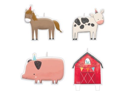 GD Svíčky dortové tvar figurky Barnyard