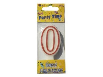 Svíčky dortové čísla 0 ARPEX