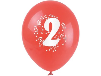 ARPEX balónek potisk "2" 3 ks K7899