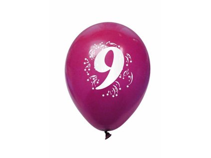 ARPEX balónek potisk "9" 3 ks K7967