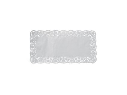 krajky dekor hranate 20 x 40 cm 6 ks v bal