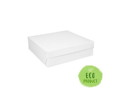 krabice na dort 22 x 22 x 9 cm 50 ks v bal