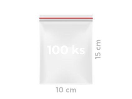 sacky rychlouzaviraci 10 x 15 cm 100 ks v bal