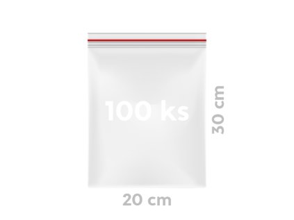 sacky rychlouzaviraci 20 x 30 cm 100 ks v bal
