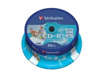 cd r verbatim datalife plus 52x 700 mb 80 min 25 pack