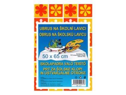 obrus na skolni lavice 50x65 cm mix