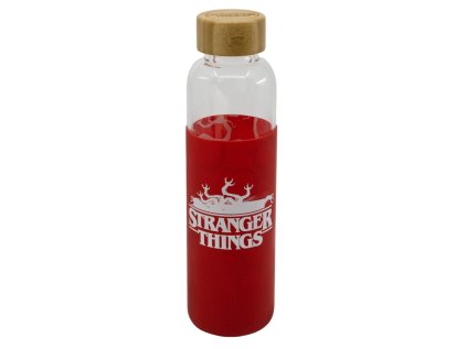 sklenena flasa so silikonovym povrchom stranger things 585ml 00694