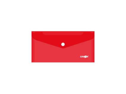 obal s patentkou pp dl pruhledny cerveny