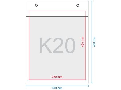 obalka bublinkova k20 370 x 480 mm 350 x 470