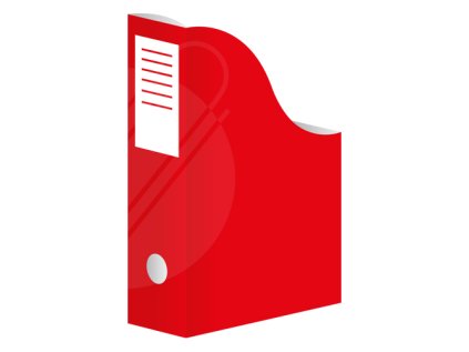 stojan na casopisy a4 karton cerveny