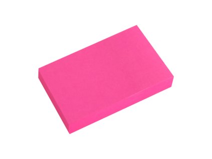 blok lepici neon ruzovy 51 x 76 mm