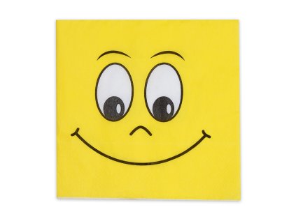 ubrousky 3 vrstve 33 x 33 cm smiling face 20ks