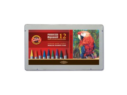 voskovky aquarell progresso 12 ks