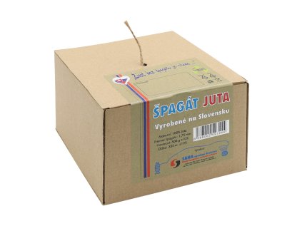spagat jutovy 500g v krabicce