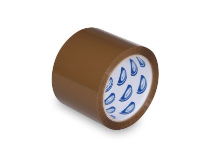 lepici paska 75 mm x 66 m hneda