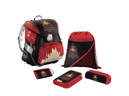 skolni taska 5 dilny set step by step love