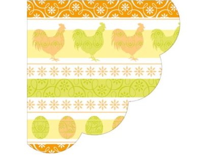 ubrousky paw r 32 cm easter look orange green