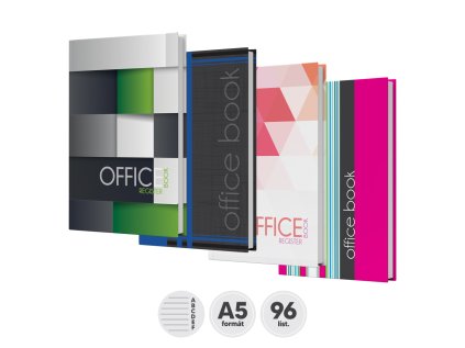 kniha zaznamova linkovana s registrem a5 96 listova