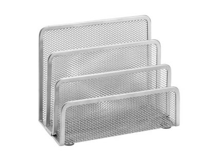 drateny stojan na dopisy stribrny