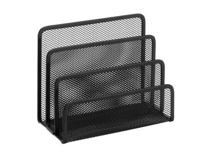 drateny stojan na dopisy cerny