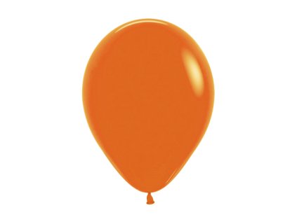 balon solid 25 cm oranzovy 100ks