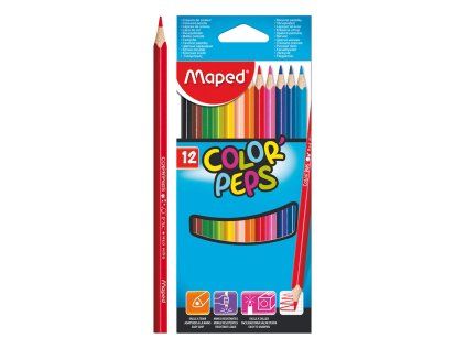 pastelky maped color peps 12 ks
