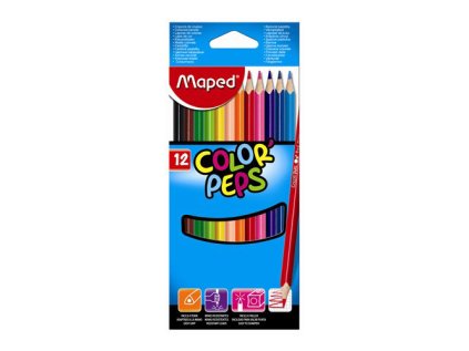 pastelky maped color peps 12 ks