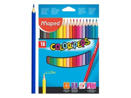 pastelky maped color peps 18 ks