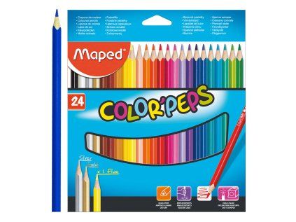 pastelky maped color peps 24 ks