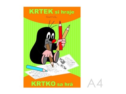 omalovanka a4 akim krtek se hraje