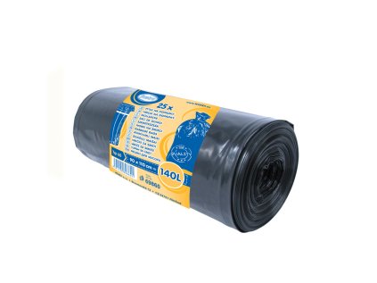 pytle na odpad 140 l cerne 90 x 110 cm 38mic typ 60