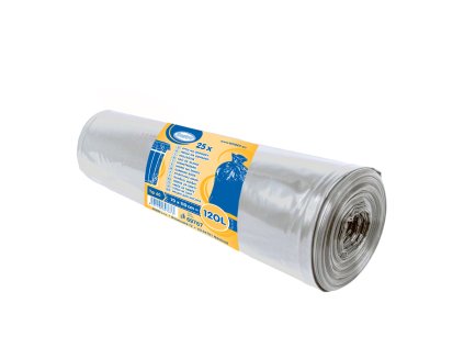 pytle na odpad 120 l transparentni 70 x 110 cm 38mic typ 60