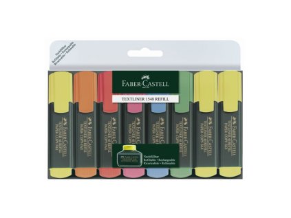zvyraznovac faber castell textliner 1548 8 set 6 2