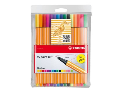 liner stabilo point 88 sada 10 ks 5 ks neon