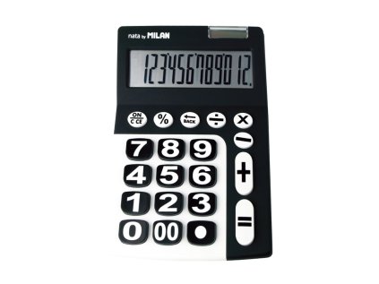 kalkulacka milan stolni 12 mistni 150912 cerna