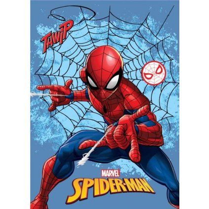 FA 515070 fleece deka spiderman pavucina