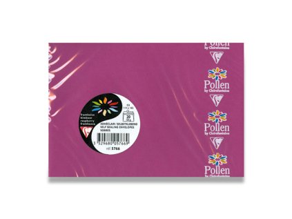 obalka cf c6 malinova samolep 120g 20ks