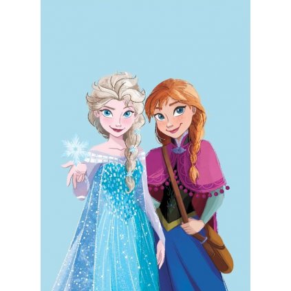 FA 514882 fleece deka ledove kralovstvi anna elsa