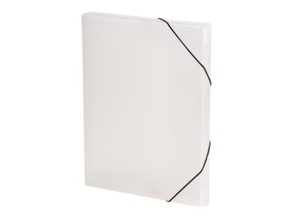 box na spisy pp s gumou a4 ciry opaline